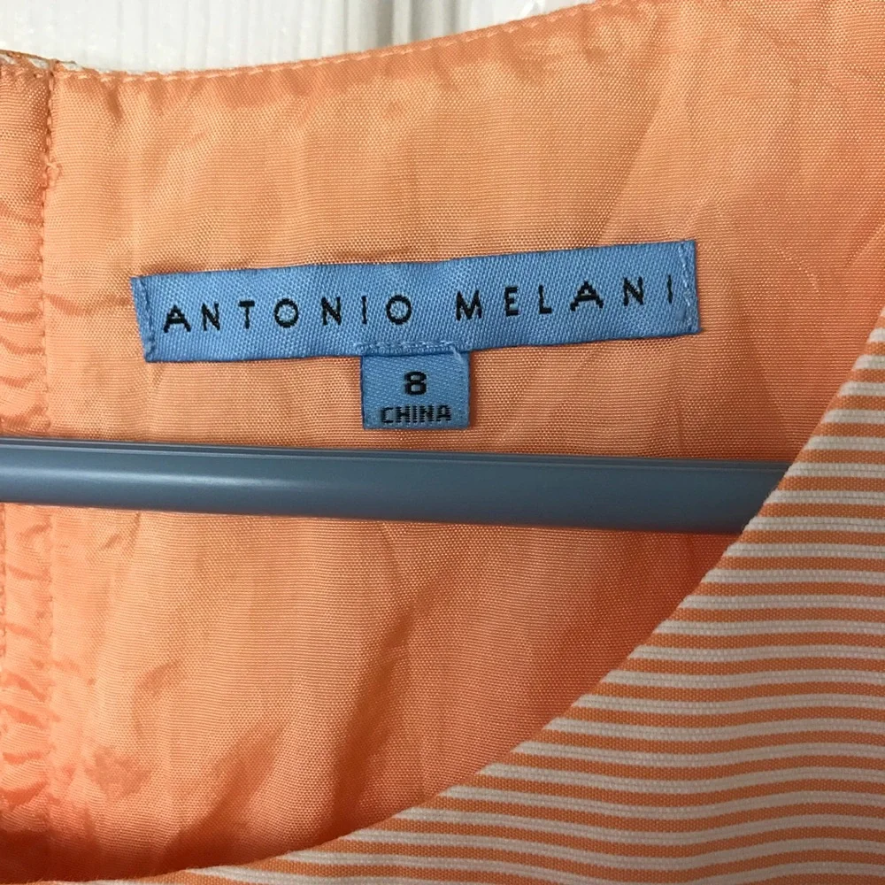 Antonio Melani peach Dress Size 8 - Picture 6 of 8